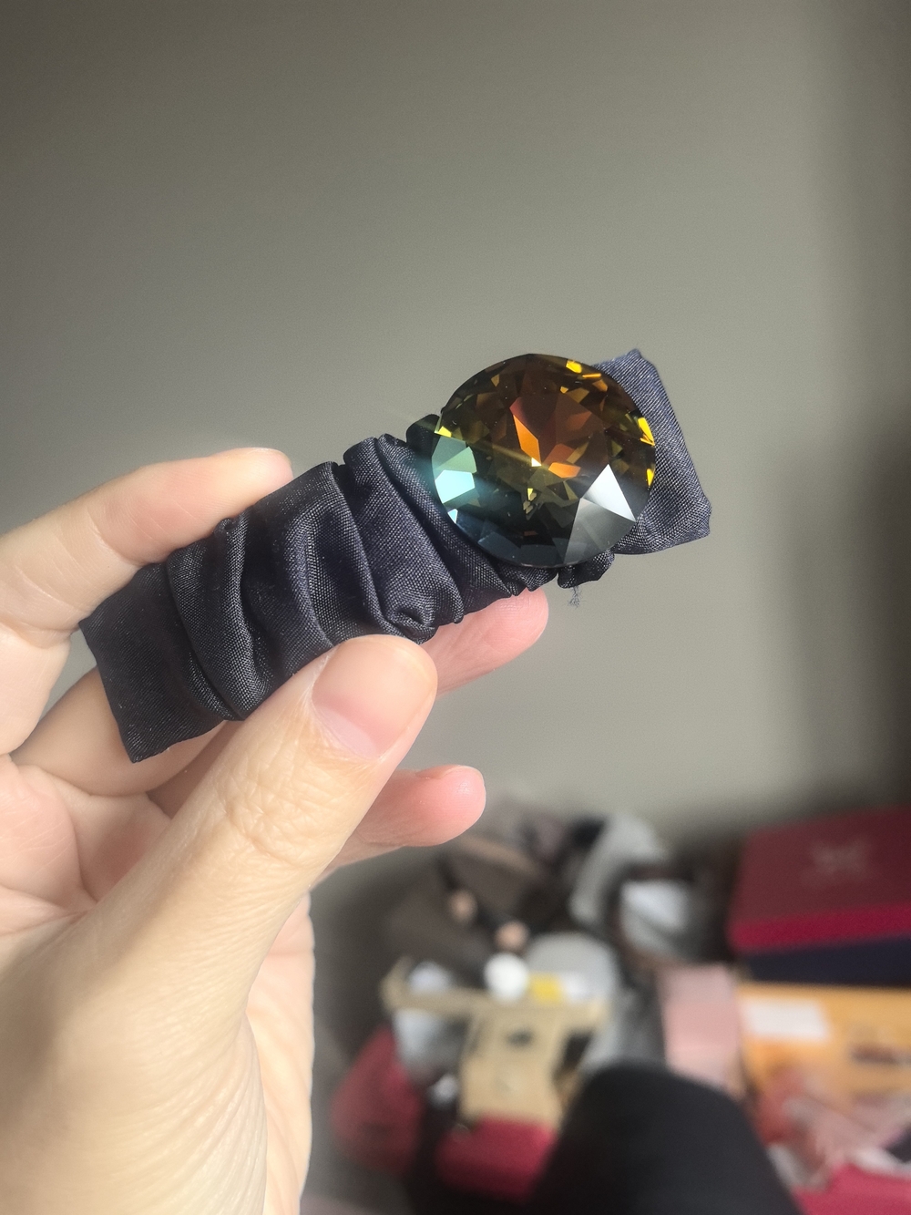 Handmade swaroski hair piece